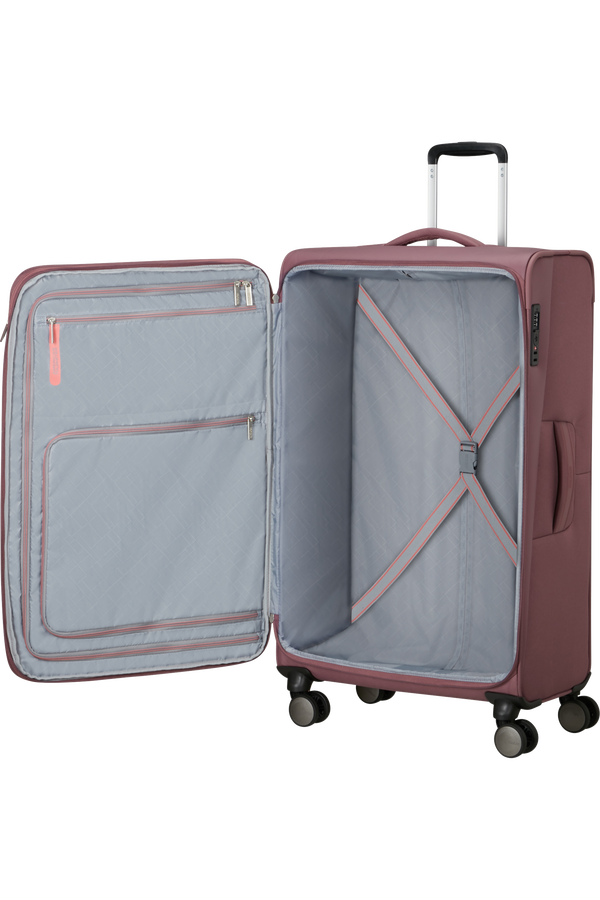 American Tourister Wanderlite Spinner EXP TSA L  Galactic Mauve