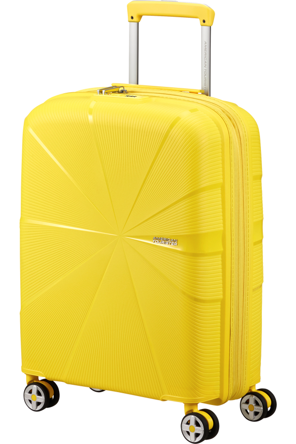 American Tourister Starvibe Spinner Expandable TSA 55cm Electric Lemon