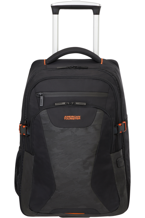 American Tourister At Work Laptop Backpack with Wheels Camo 15.6'  Black