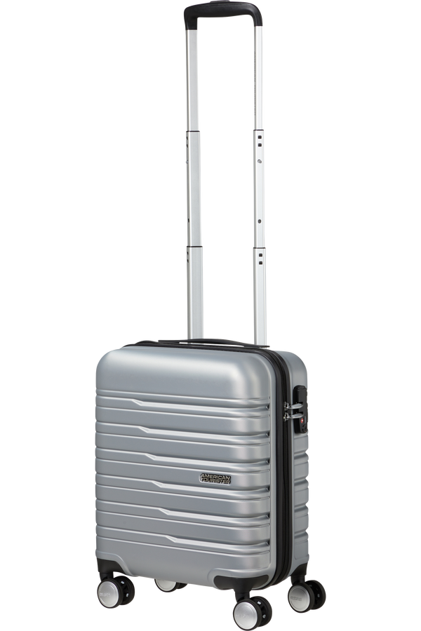American Tourister Flashline SPINNER UNDERSEATER 45cm  Sky Silver