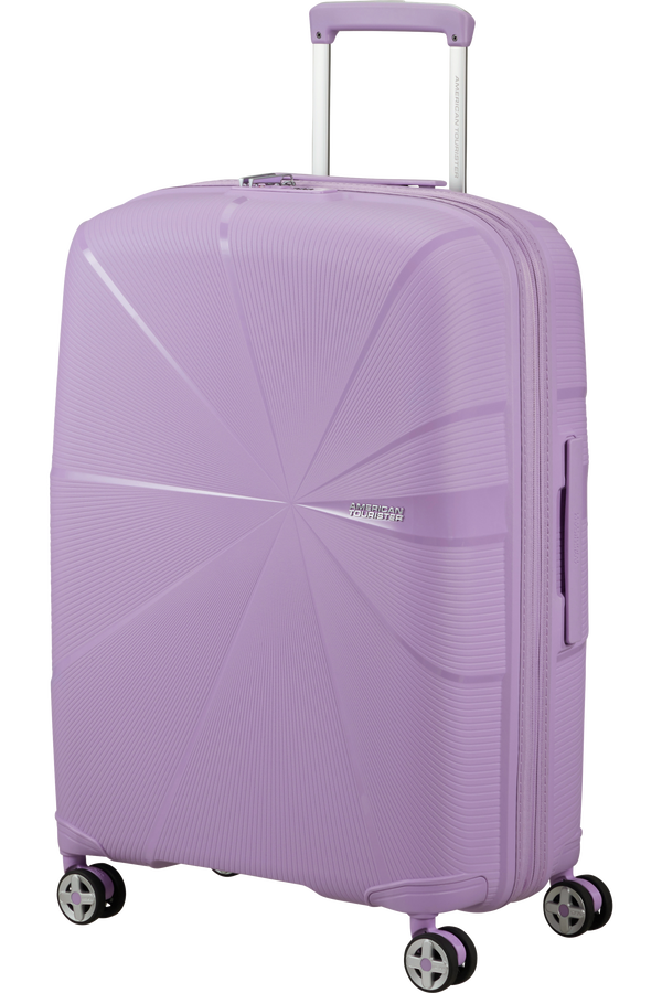 American Tourister Starvibe Spinner Expandable TSA 67cm Digital Lavender American Tourister Starvibe Spinner Expandable TSA 67cm Digital Lavender