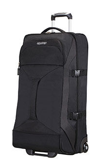 American Tourister Road Quest Duffle with Wheels L Solid Black