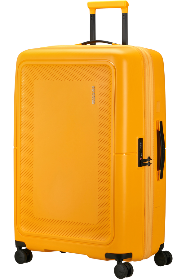 American Tourister DashPop Spinner Expandable TSA 77cm Golden Yellow