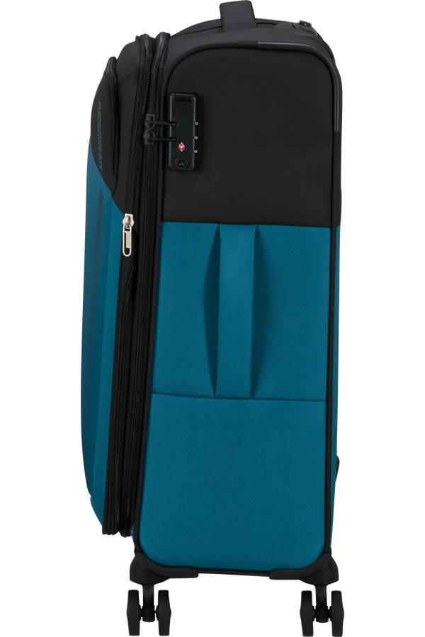 American Tourister Daring Dash Spinner Expandable TSA M  Black/Blue