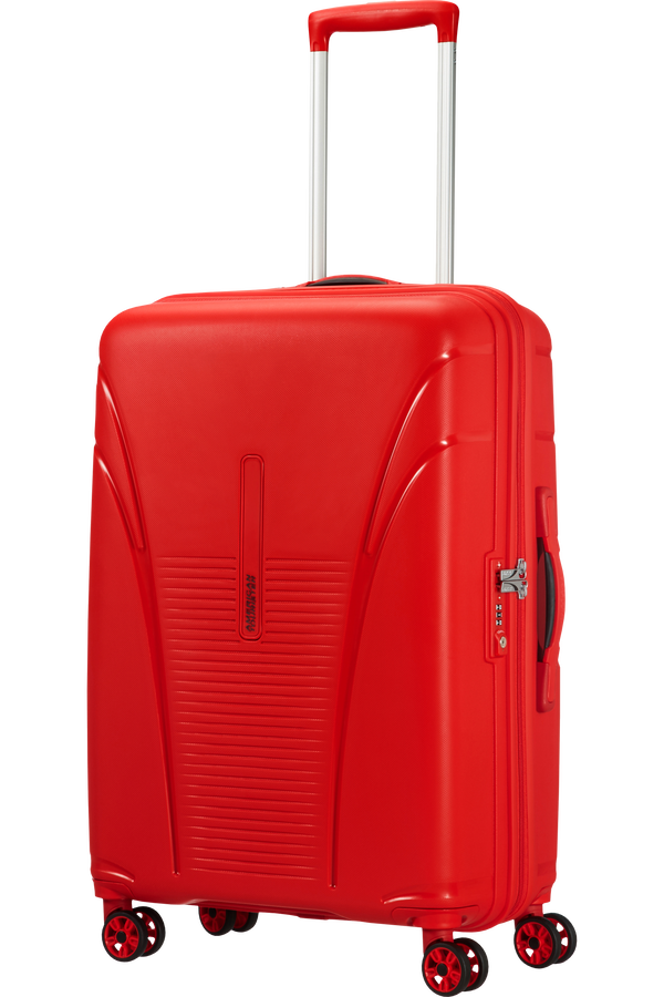 American Tourister Skytracer 4-wheel 68cm medium Spinner suitcase  Formula Red