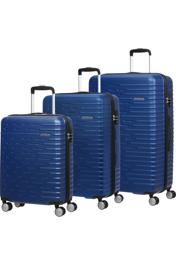 American Tourister Hyperdash 3 PC Set A  Dark Navy
