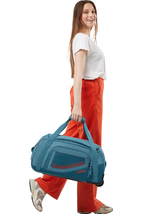 American Tourister City Racer Duffle with wheels S  Petrol