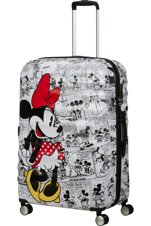 American Tourister Disney Wavebreaker Spinner TSA Disney Fl 77cm  Minnie Comics White American Tourister Disney Wavebreaker Spinner TSA Disney Fl 77cm  Minnie Comics White
