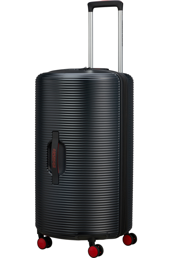 American Tourister Rollio Spinner 75cm  Black/Red American Tourister Rollio Spinner 75cm  Black/Red