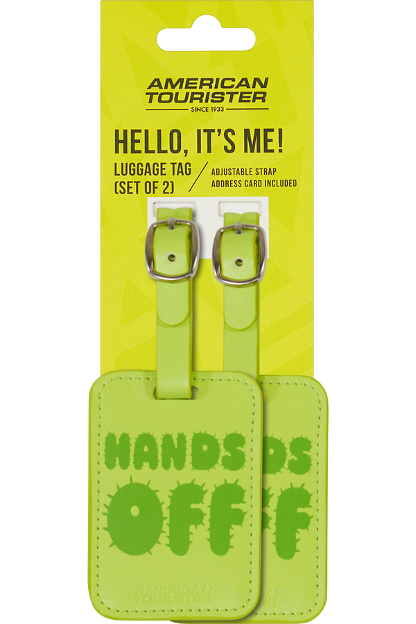 American Tourister American Tourist. Ta Luggage Tag X2 Print  Hands Off