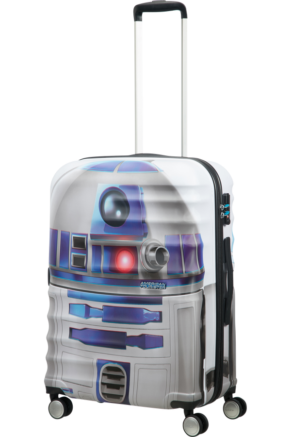 American Tourister Wavebreaker Disney 4-wheel 67cm medium Spinner suitcase Star Wars R2-D2 American Tourister Wavebreaker Disney 4-wheel 67cm medium Spinner suitcase Star Wars R2-D2