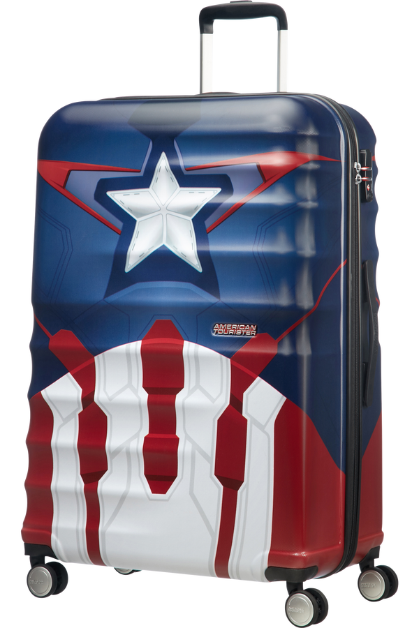 American Tourister Wavebreaker Disney Spinner 77cm  Captain America Close-Up