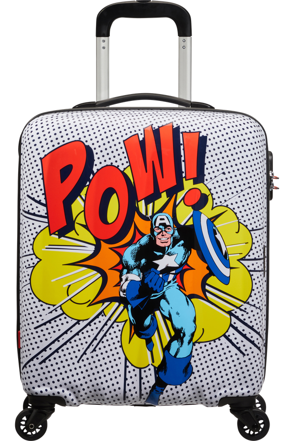 American Tourister Marvel Legends Spinner Alfatwist 2.0 55cm Captain America Pop Art