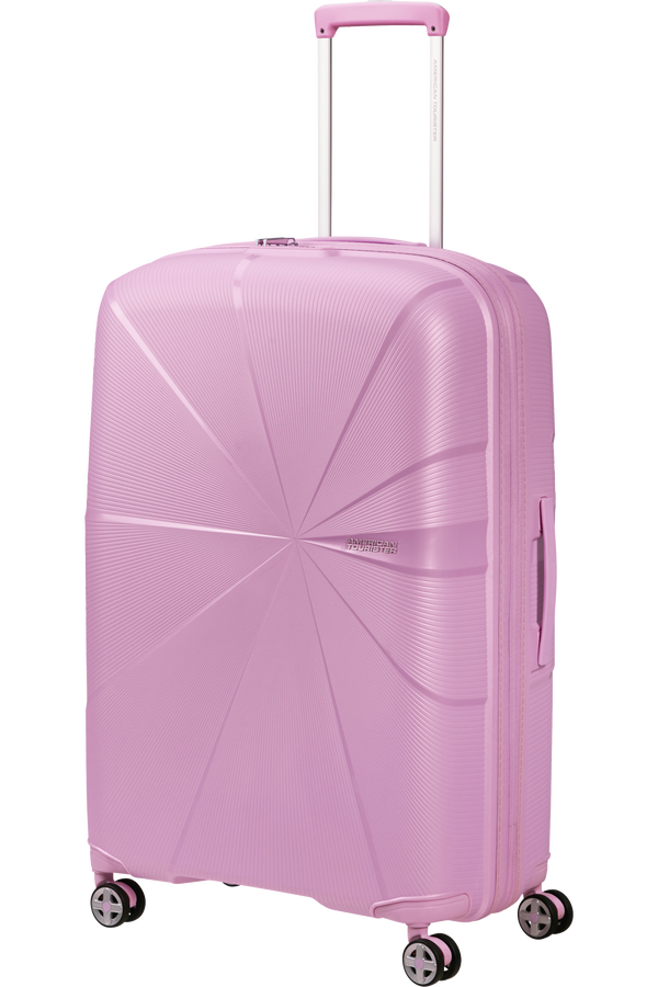American Tourister StarVibe Spinner Expandable TSA 77cm  Metallic Pastel Lavender American Tourister StarVibe Spinner Expandable TSA 77cm  Metallic Pastel Lavender