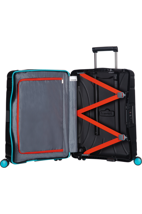 American Tourister Lock'n'Roll 4-wheel cabin baggage Spinner suitcase 40x55x20cm Night Black
