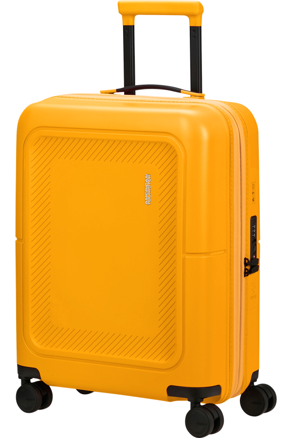 American Tourister DashPop Spinner Expandable TSA 55cm Golden Yellow American Tourister DashPop Spinner Expandable TSA 55cm Golden Yellow
