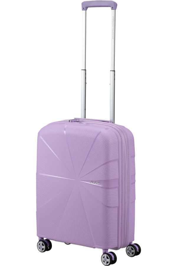 American Tourister Starvibe Spinner Expandable TSA 55cm Digital Lavender
