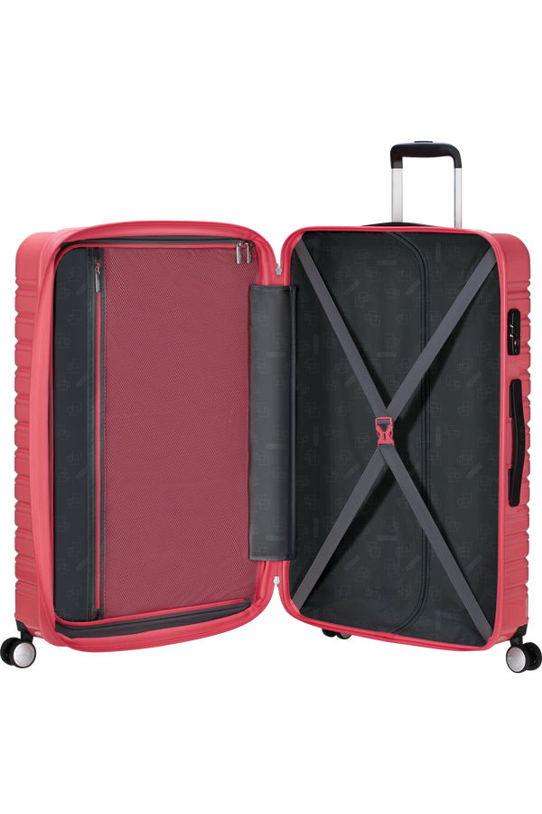 American Tourister Flashline Pop Spinner Exp TSA 78cm  Coral Pink American Tourister Flashline Pop Spinner Exp TSA 78cm  Coral Pink