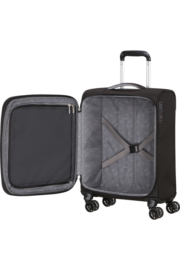 American Tourister Cloudrider Spinner EXP TSA S  Jet Black