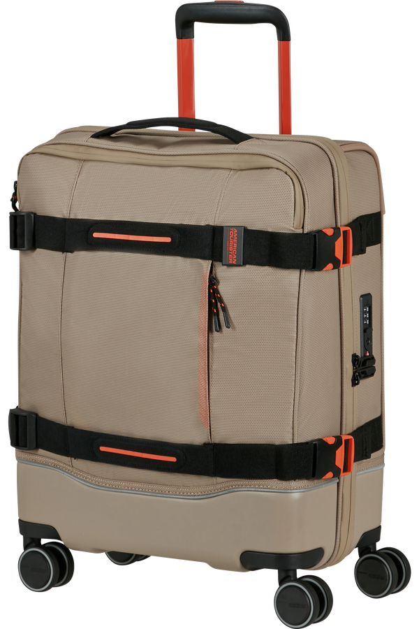 American Tourister Urban Track Spinner S TSA Coated 55cm  Beige/Orange