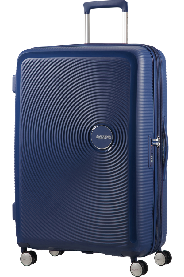 American Tourister Soundbox Spinner Expandable 77cm Midnight Navy
