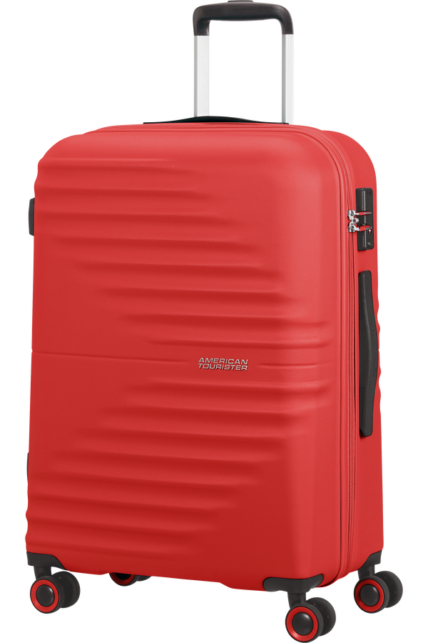 American Tourister Wavetwister Spinner TSA 66cm  Vivid Red