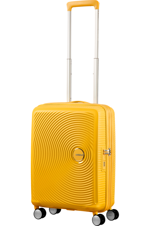 American Tourister Soundbox Spinner 55  Golden Yellow American Tourister Soundbox Spinner 55  Golden Yellow