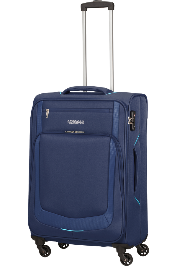 American Tourister Summer Session Spinner TSA M  Dark Blue/Light Blue American Tourister Summer Session Spinner TSA M  Dark Blue/Light Blue