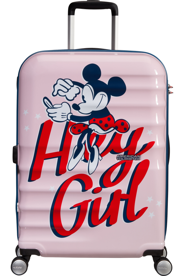 American Tourister Wavebreaker Disney Spinner Disney 67cm Minnie Darling Pink