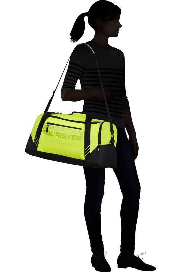 American Tourister Urban Groove Ug23 Duffle Sport  Black/Lime Green