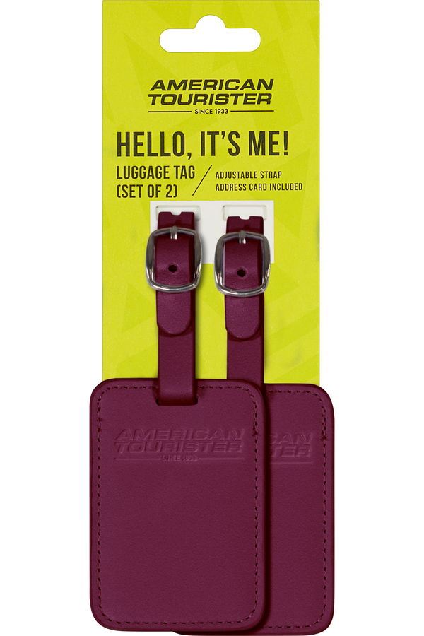 Luggage Tags Nimilappu &ndash; Setti 2 kpl
