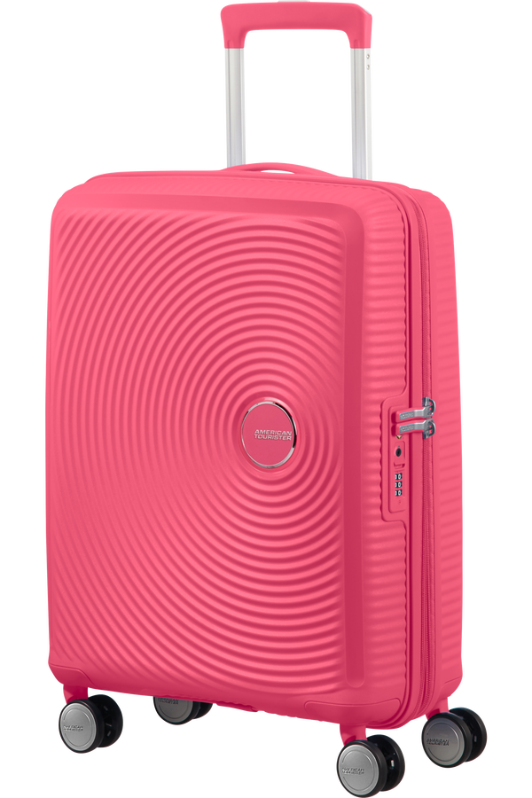 American Tourister Soundbox Spinner Expandable 55cm  Hot Pink