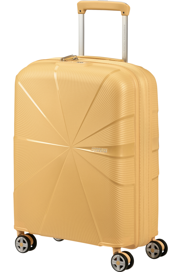 American Tourister StarVibe Spinner Expandable TSA 55cm  Metallic Banana American Tourister StarVibe Spinner Expandable TSA 55cm  Metallic Banana