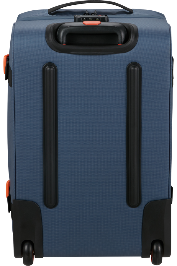 American Tourister Urban Track Duffle with Wheels Coated S  Navy/Orange American Tourister Urban Track Duffle with Wheels Coated S  Navy/Orange