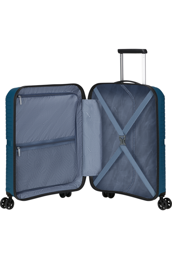 American Tourister Airconic Spinner Frontloader 15.6' 55cm  Teal Blue/Green