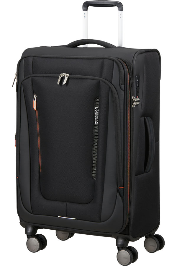 American Tourister Wanderlite Spinner EXP TSA M  Shadow Black