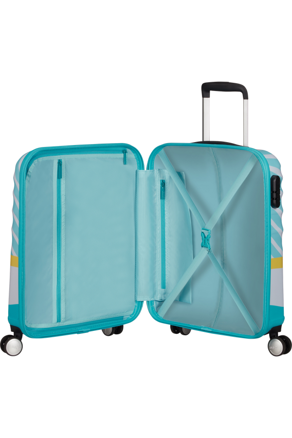 American Tourister Wavebreaker Disney Spinner 55cm  Mickey Blue Kiss