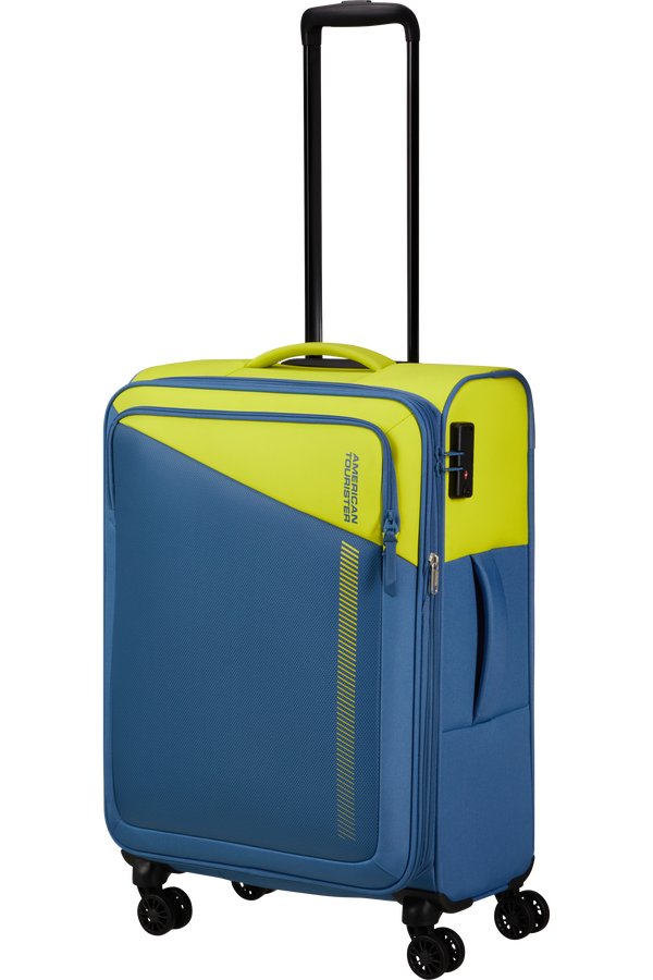 American Tourister Daring Dash Spinner Expandable TSA M  Lime/Coronet
