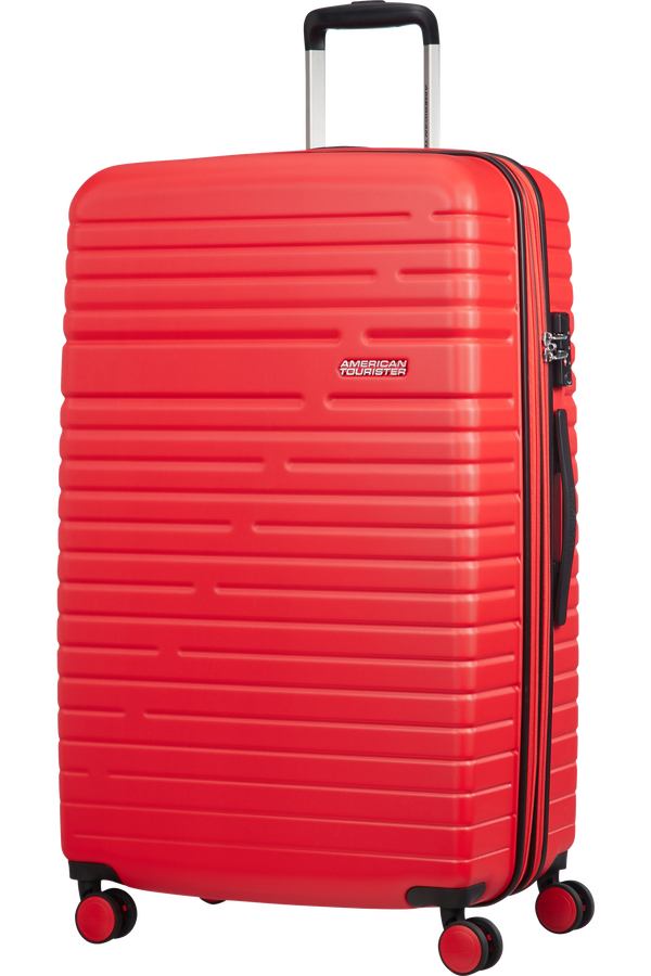 American Tourister Aero Racer Spinner Expandable 79cm  Poppy Red American Tourister Aero Racer Spinner Expandable 79cm  Poppy Red