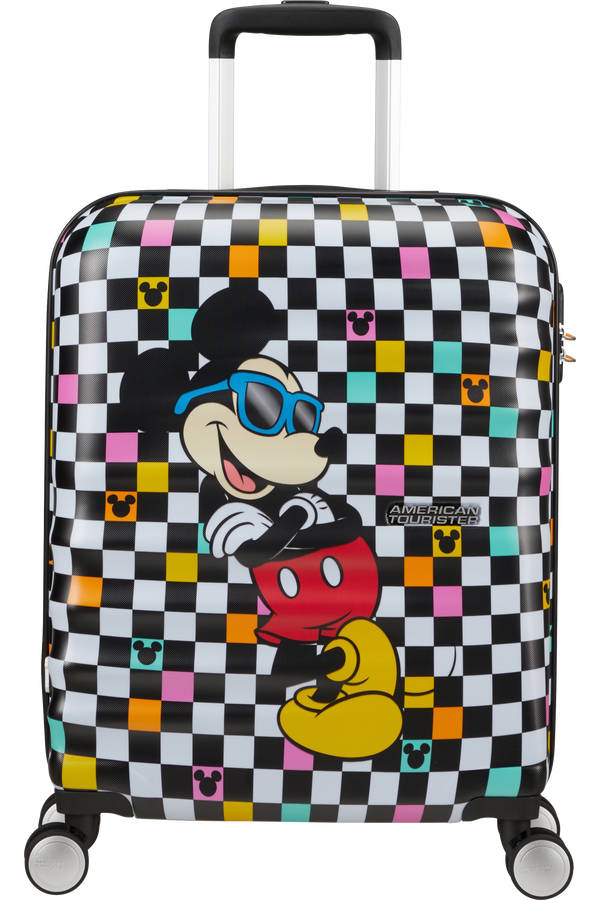 American Tourister Wavebreaker Disney Spinner 55cm  Mickey Check