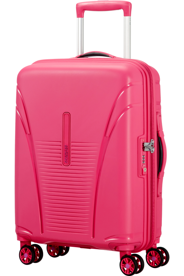 American Tourister Skytracer 4-wheel cabin baggage Spinner suitcase 40x55x20cm  Lightning Pink