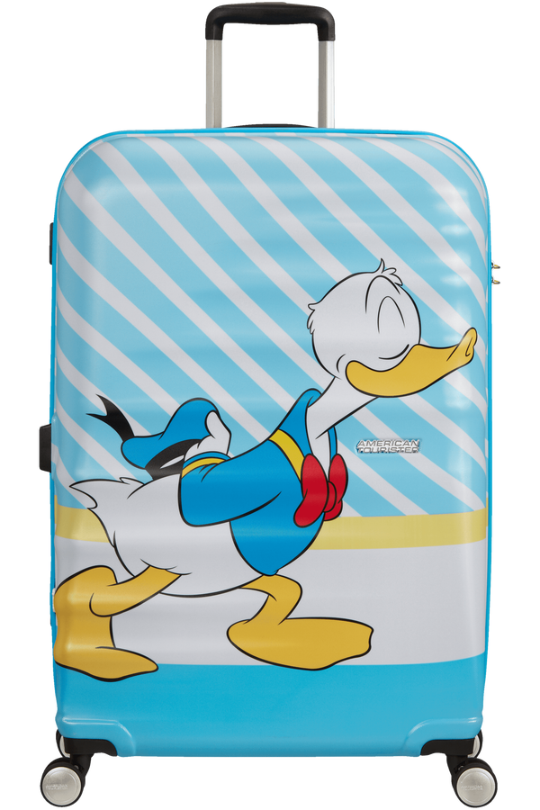 American Tourister Wavebreaker Disney Spinner 77cm  Donald Blue Kiss