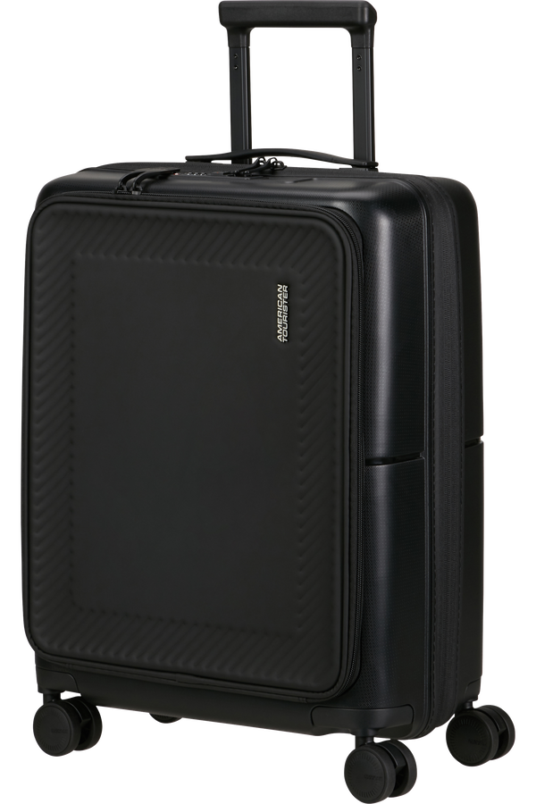 American Tourister DashPop Spinner Expandable Frontloader 55cm  True Black