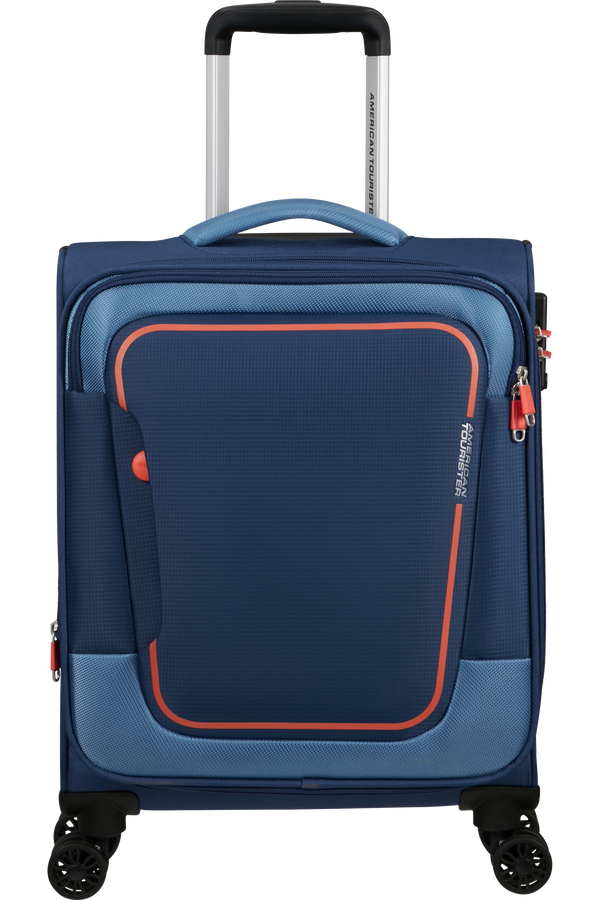 American Tourister Pulsonic Spinner Expandable 55cm  Combat Navy