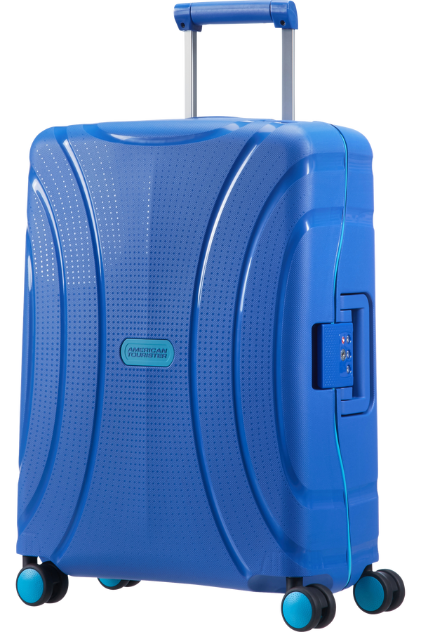 American Tourister Lock'n'Roll 4-wheel cabin baggage Spinner suitcase 40x55x20cm Skydiver Blue