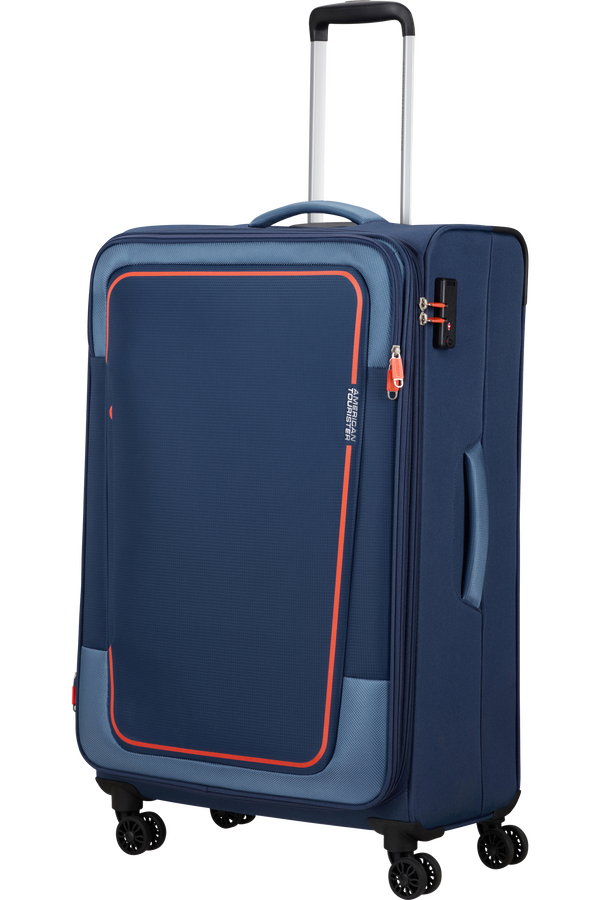 American Tourister Pulsonic Spinner Expandable 81cm  Combat Navy American Tourister Pulsonic Spinner Expandable 81cm  Combat Navy