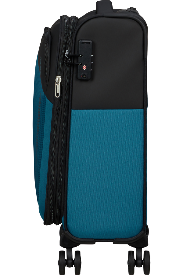 American Tourister Daring Dash Spinner Expandable TSA S  Black/Blue
