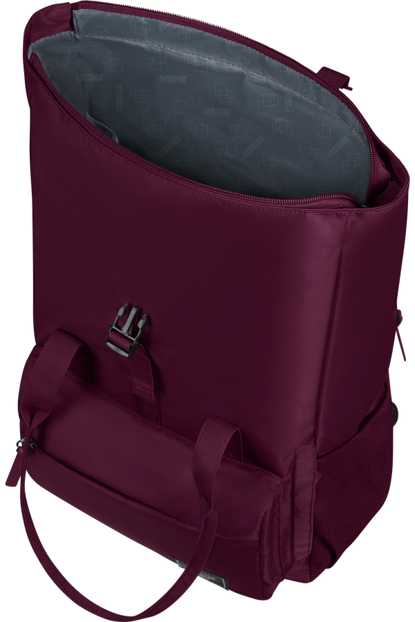 American Tourister Urban Groove Ug25 Tote Backpack 15.6'  Wild Cherry