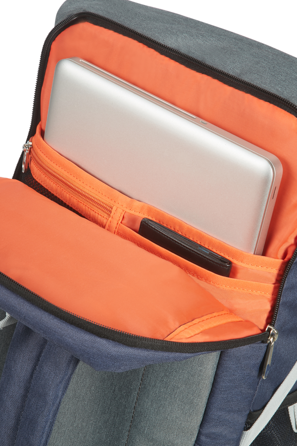 American Tourister Urban Groove UG Lifestyle Backpack 4 17.3'  Grey/Blue