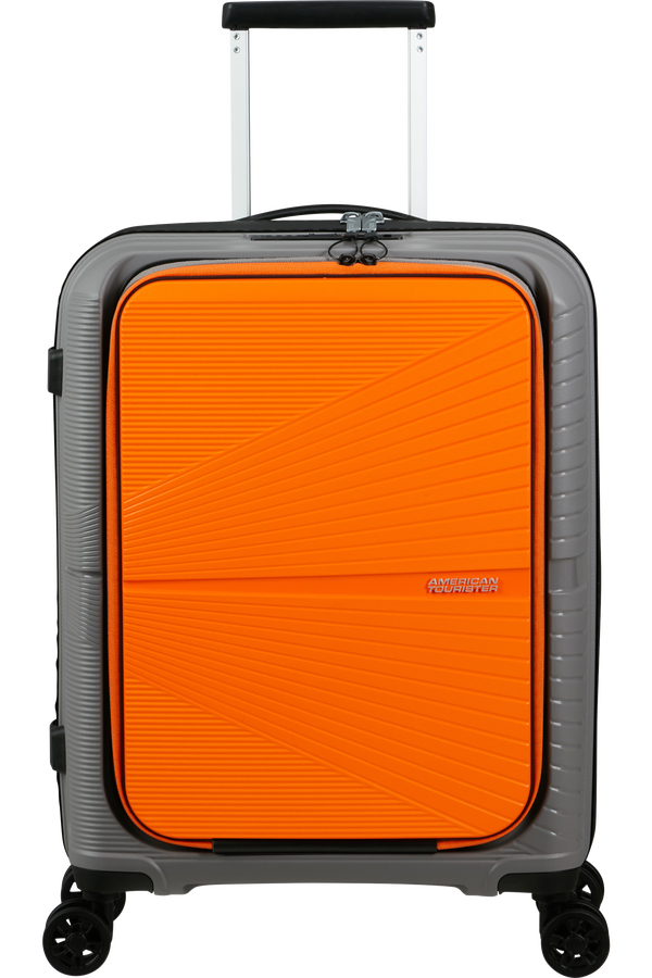 American Tourister Airconic Spinner Frontloader 15.6' 55cm  Grey/Orange
